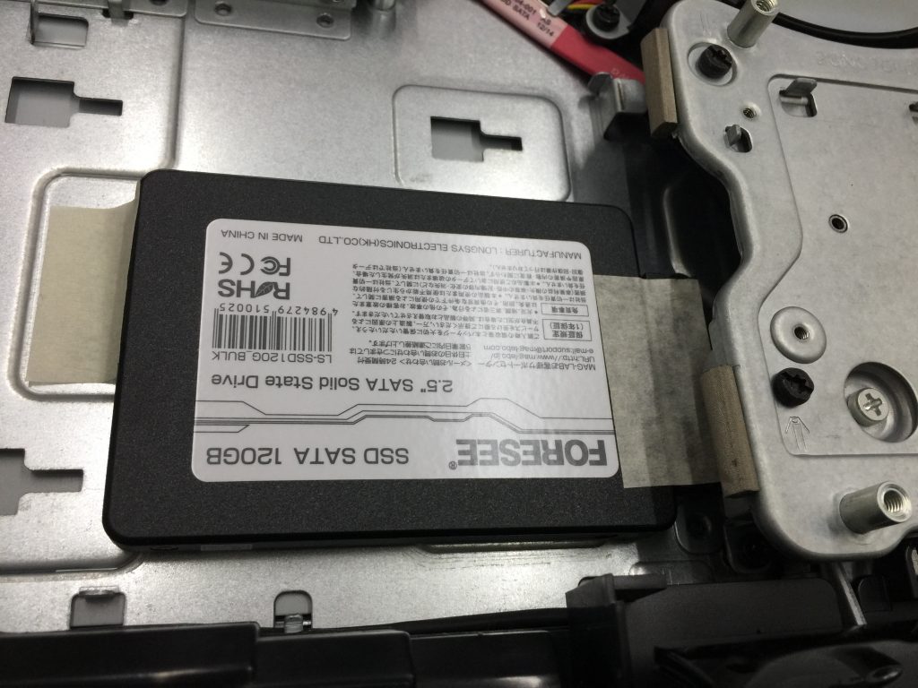 HP Omni 220SSD換装 メモリ増設4