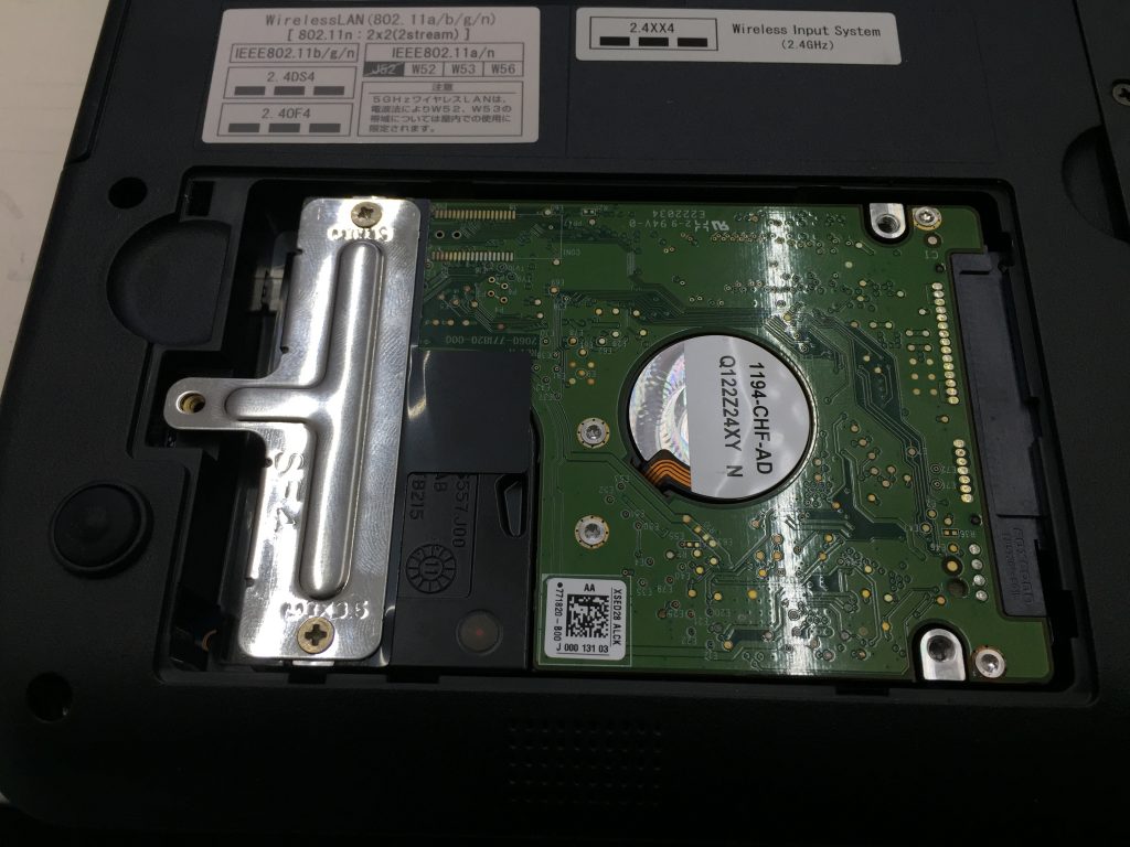 NEC LS550/L　セクタ不良による交換＆Windows10新規インストール4