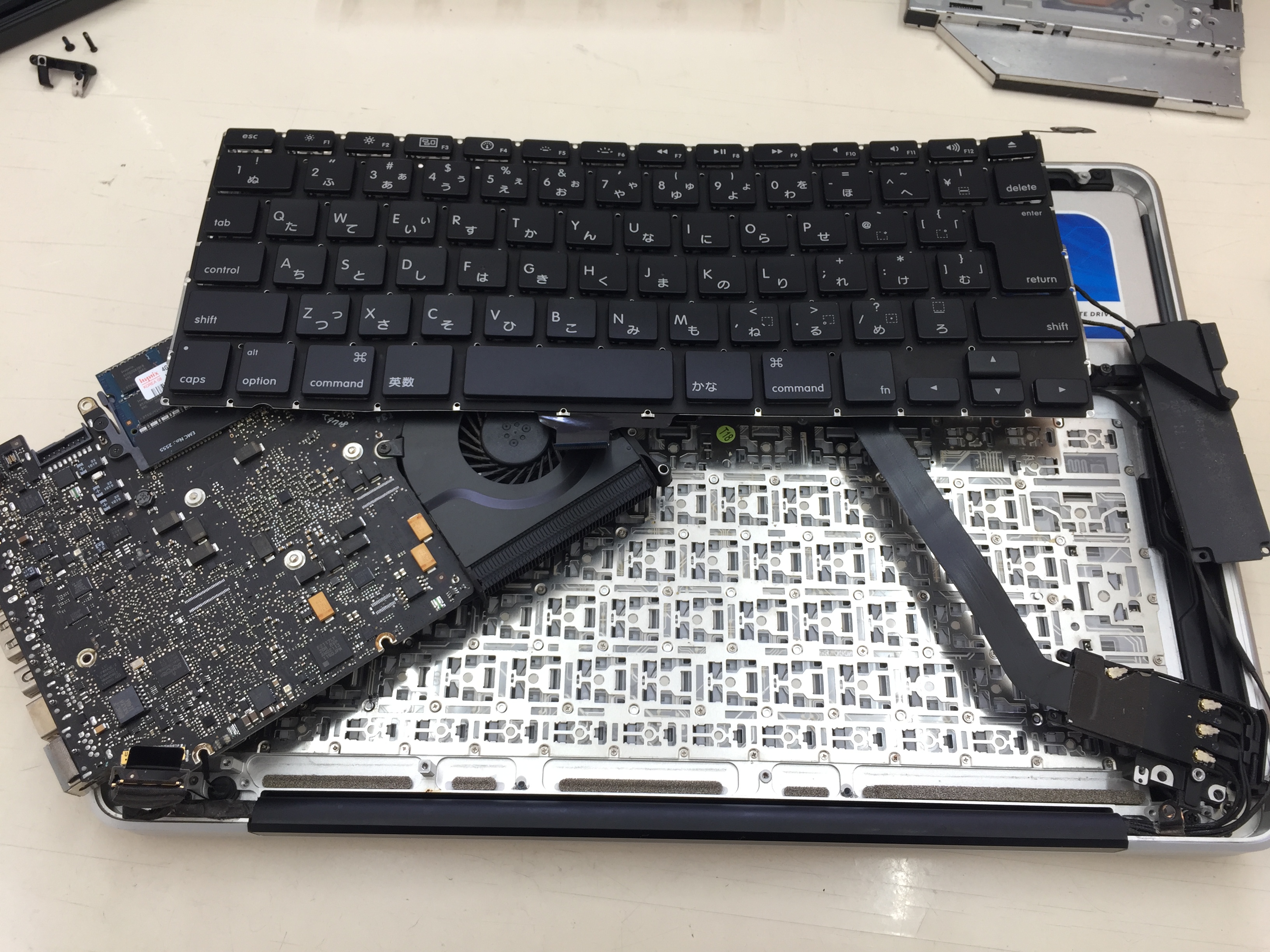 広島mac修理広島市 キーボード交換 Macbook Pro A1278
