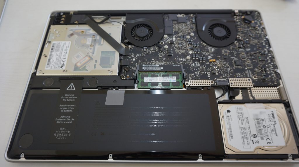Macbook Pro A1297(17-inch, Late 2011) 起動がおそい2