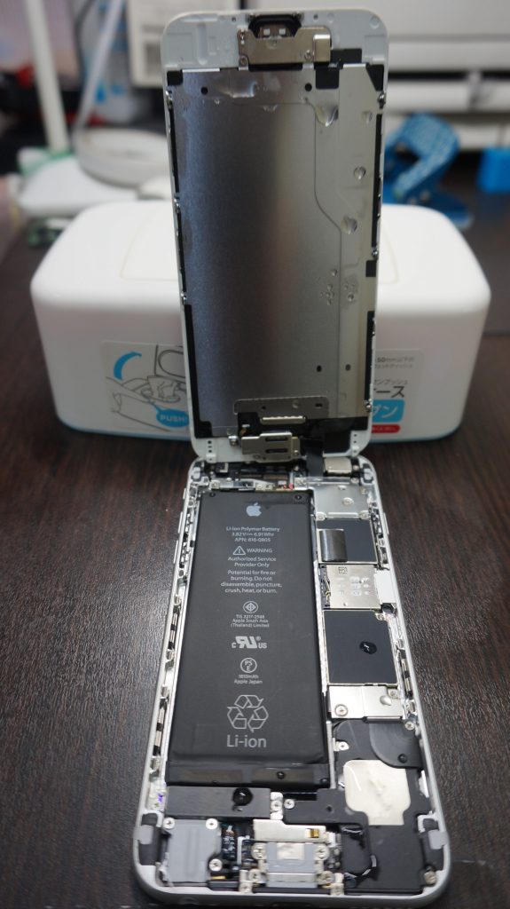 iPhone6 水没修理をしました。一応問題なく使えるところまで2