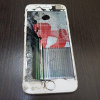 iPhone6 液晶パネル割れとフレーム修正1