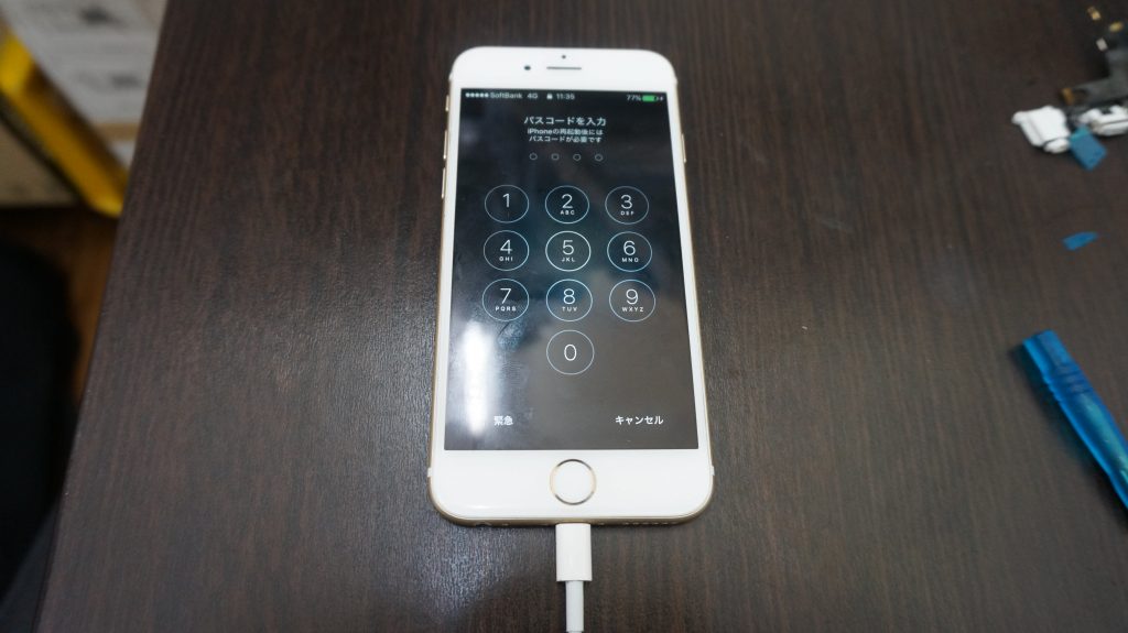 充電できない ドックコネクタ交換 iPhone6 5