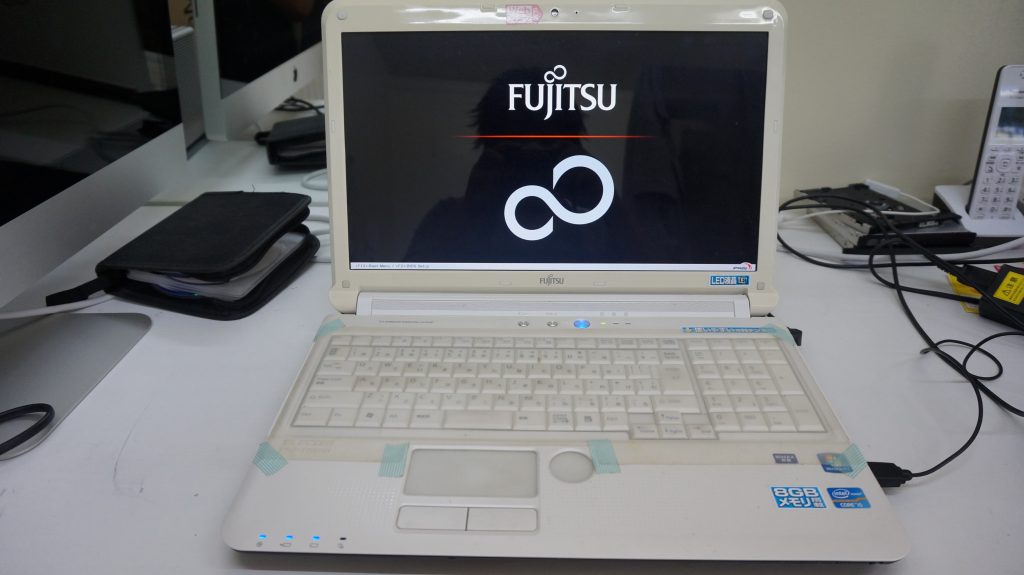 FUJITSU AH56/D HDD交換 データ復旧 1