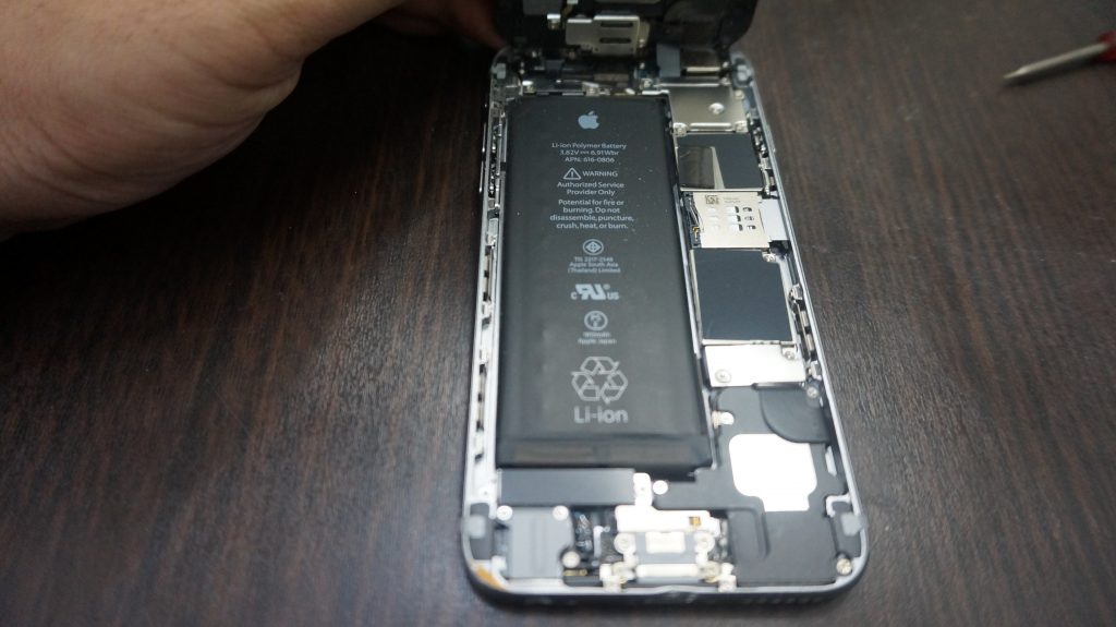 液晶交換とフレーム修正 iPhone6 2