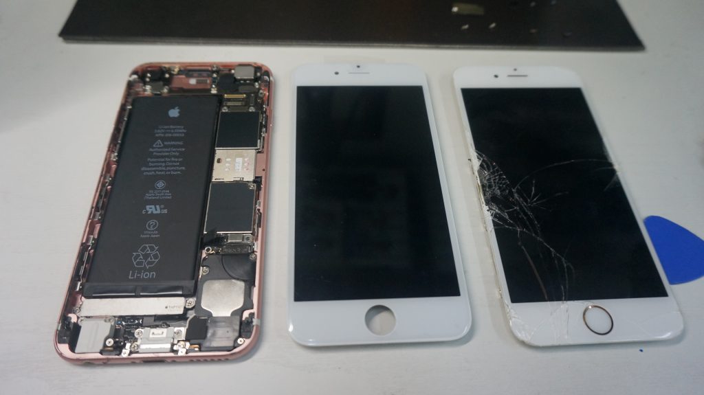 液晶画面修理 ガラス割れ iPhone6s 3