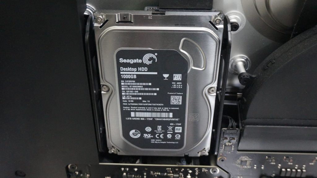 HDD不調のためSSD換装 iMac 27 A1419 5K fusion drive 4