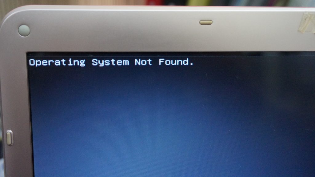 Operating System Not Found SSD換装 VAIO E 2