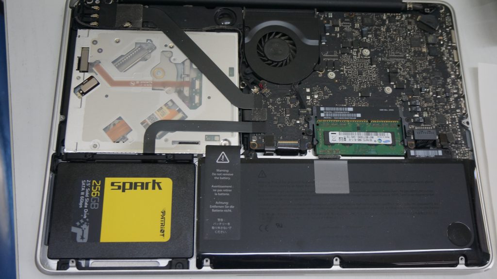 セクタ不良でMacOSが起動できない SSD換装 Macbook Pro A1286 4
