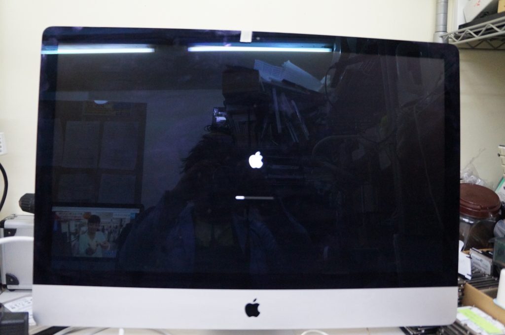 Appleロゴの途中で落ちる HDD交換 iMac 27 A1419 1