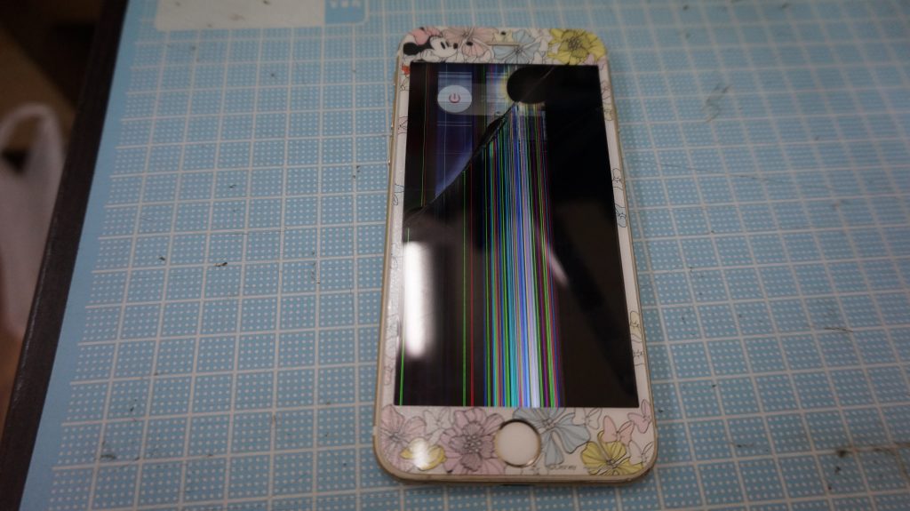 iPhone6白 高画質液晶画面パネル交換1