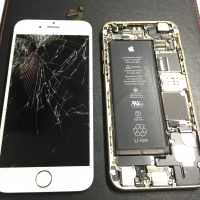 iPhone6白のパネル交換170105 3