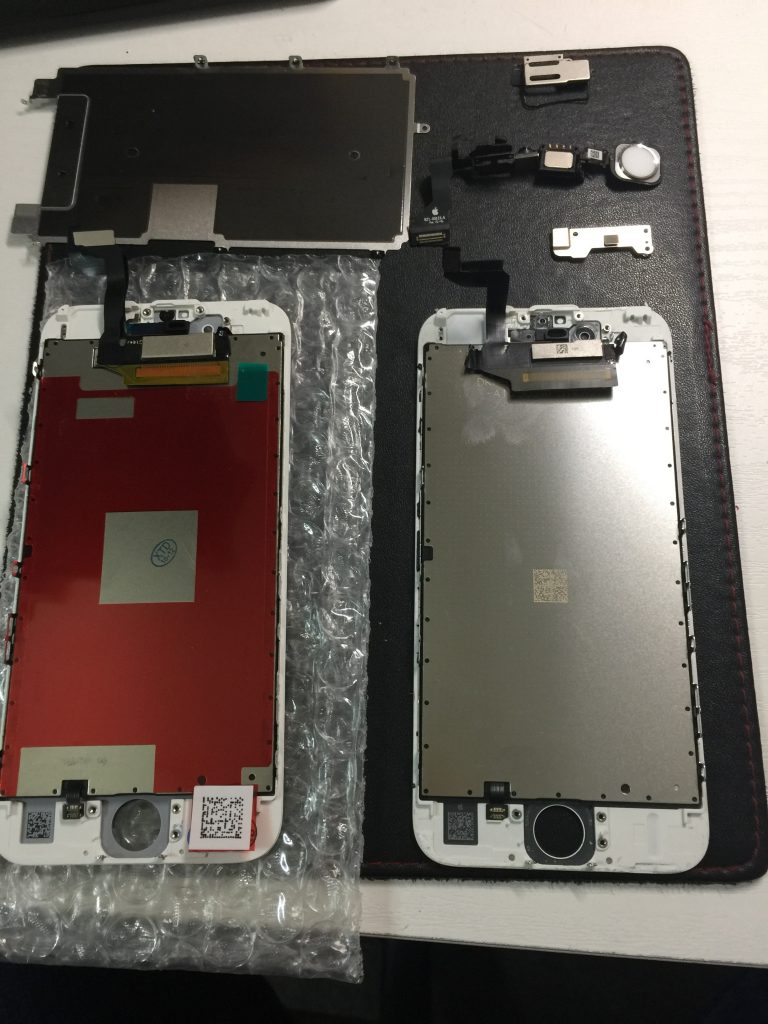 iPhone6s液晶画面 高品質新品パネルに交換。4