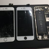 iPhone6白 液晶画面が割れを安く交換します。さらに特典あり！2