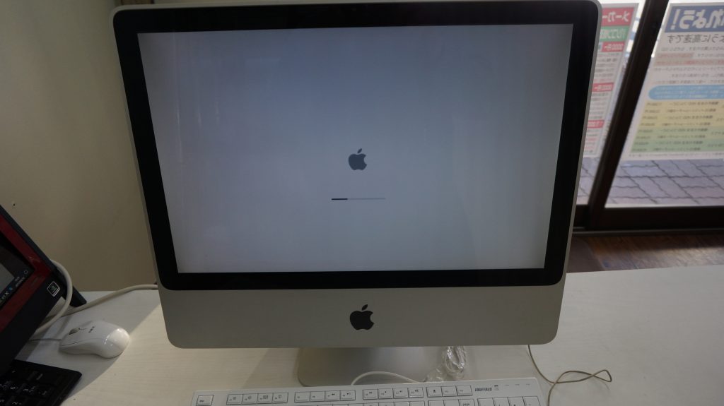 iMac A1224(2009) 自分で換装したSSDが起動しない(ビープ音等)4