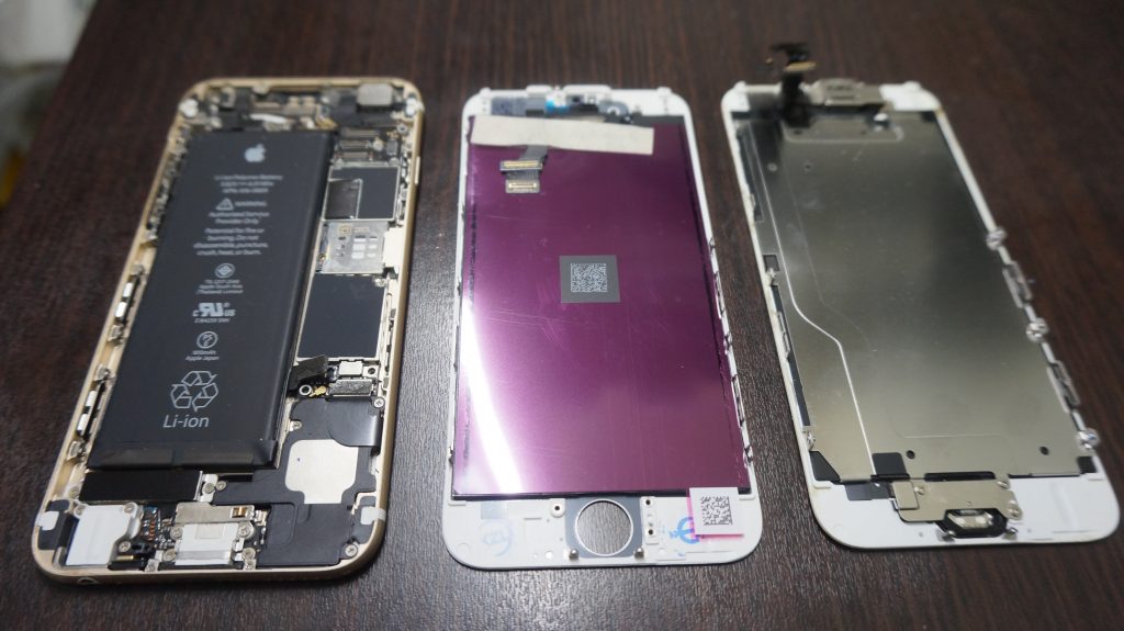 液晶ガラス割れ交換 iPhone6 4