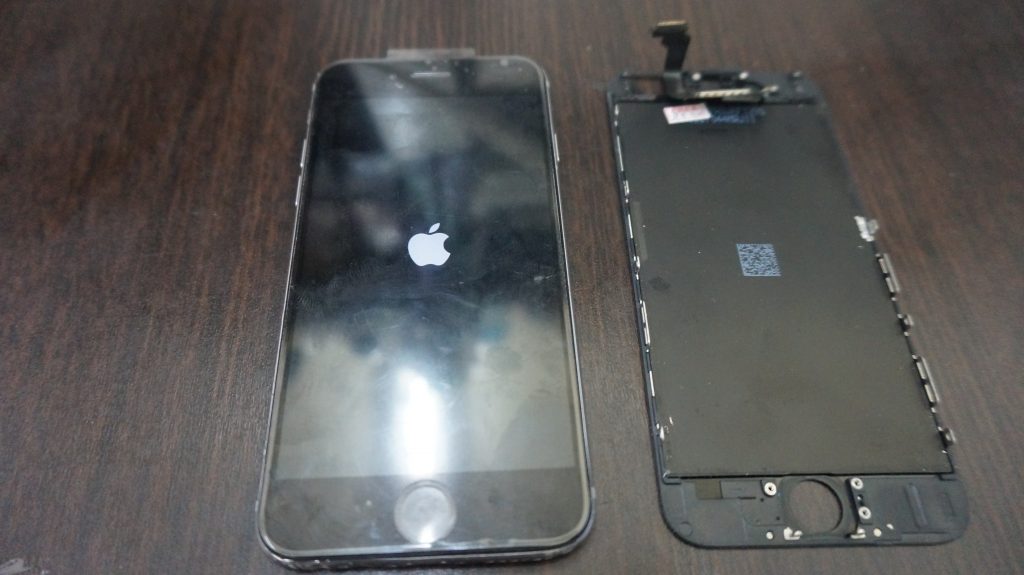 液晶ガラス iPhone6 5