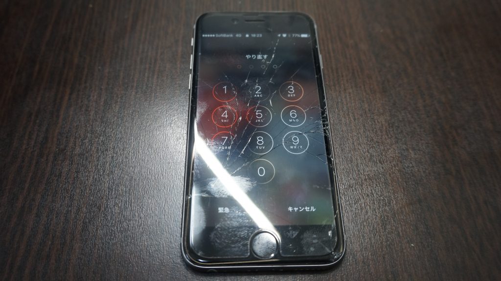 ガラス割れ交換 iPhone6s 激安 1