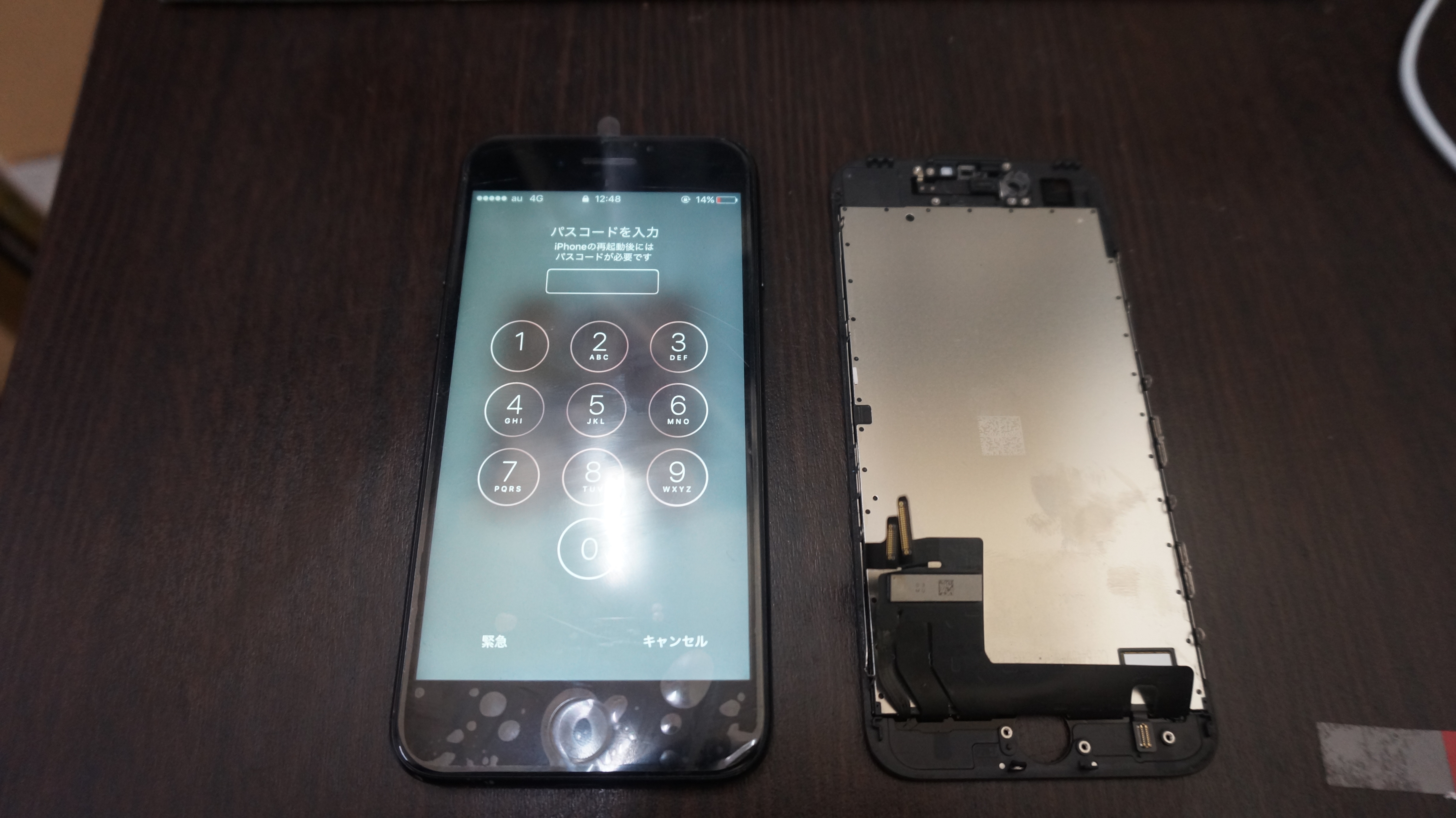 液晶交換が安い iPhone7 6