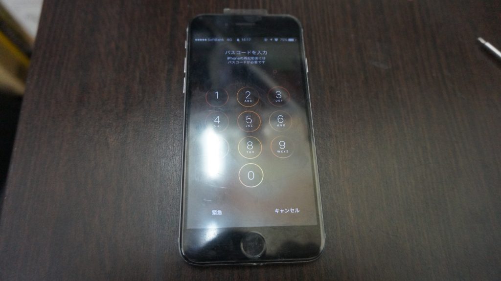 液晶交換とフレーム修正 iPhone6 6