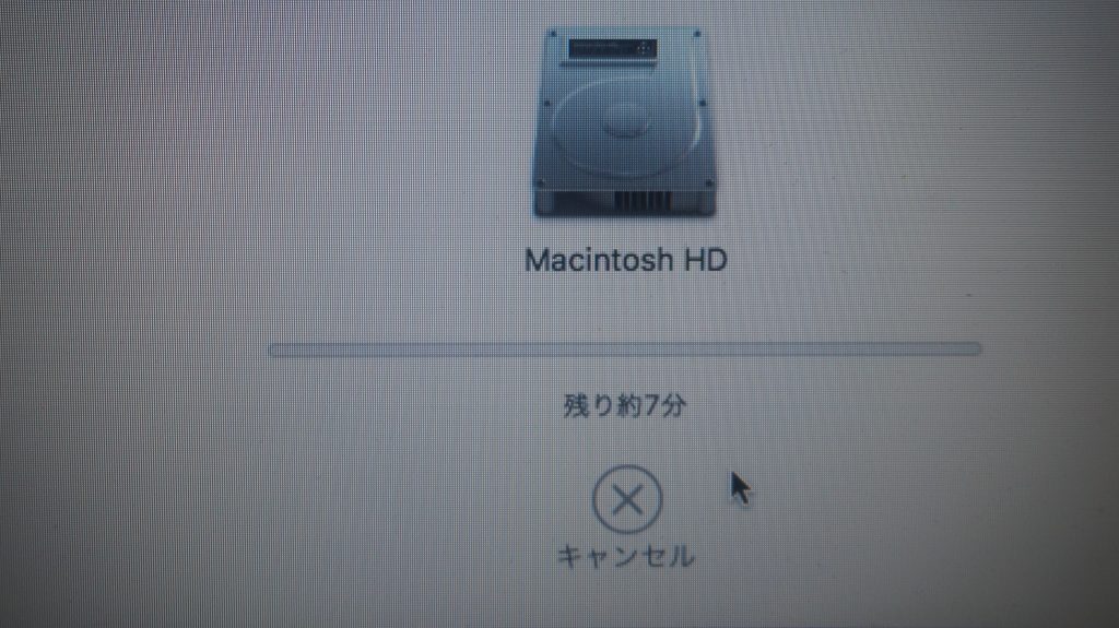 起動しなくなった SSD持参換装 Macbook A1278 9
