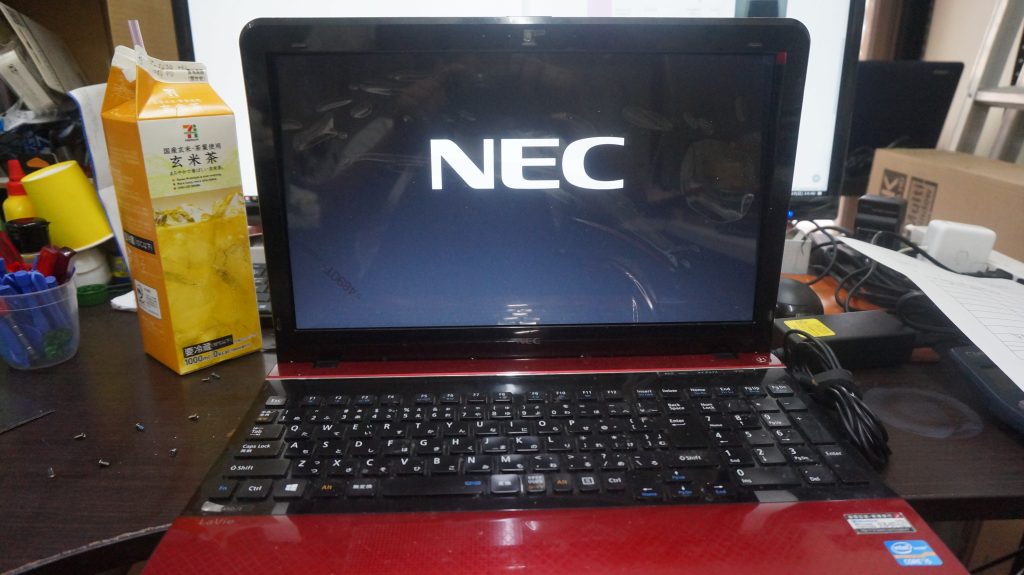 ノートパソコン液晶割れ即日交換 NEC LS450/J 4