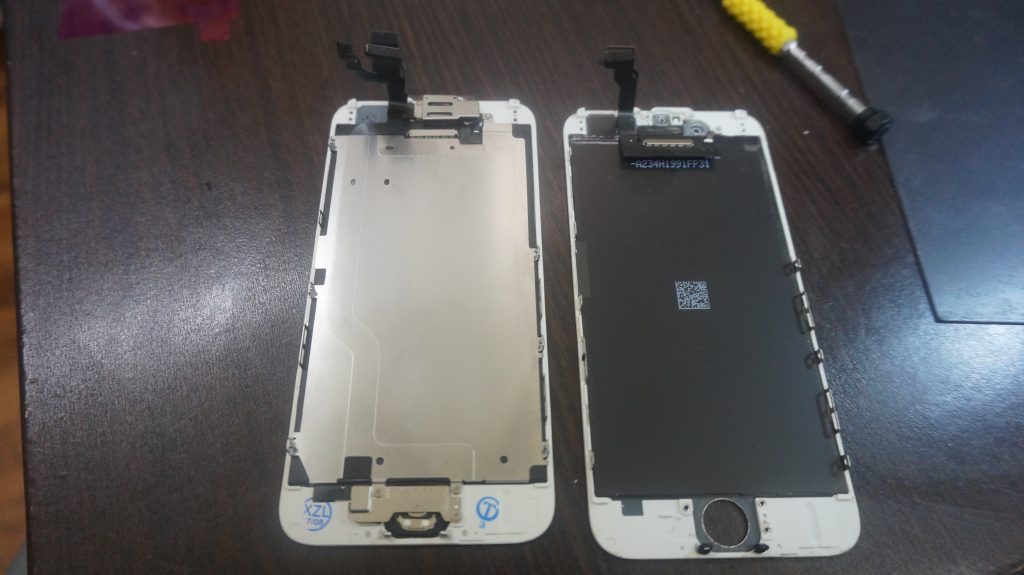 液晶とバッテリー交換 iPhone6 5