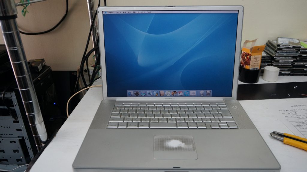 起動しない HDD交換 Macbook G4 A1106 5