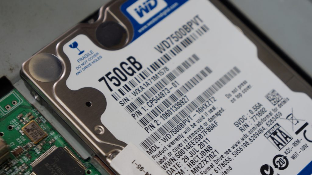 ファイルシステムがRAWセクタ不良 HDD交換データ復旧 FUJITSU AH77/D 3